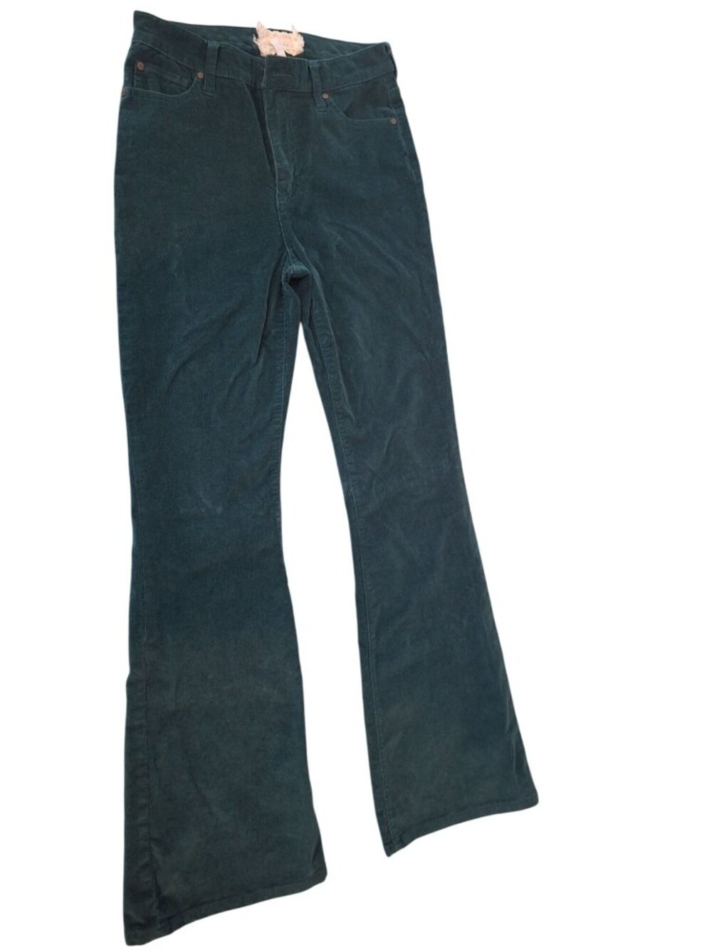 Urban Outfitters BDG Green Corduroy Flare Pants High Rise Retro 7/28